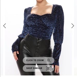 New with tags.Fashion Nova Savvy Attitude Mesh top